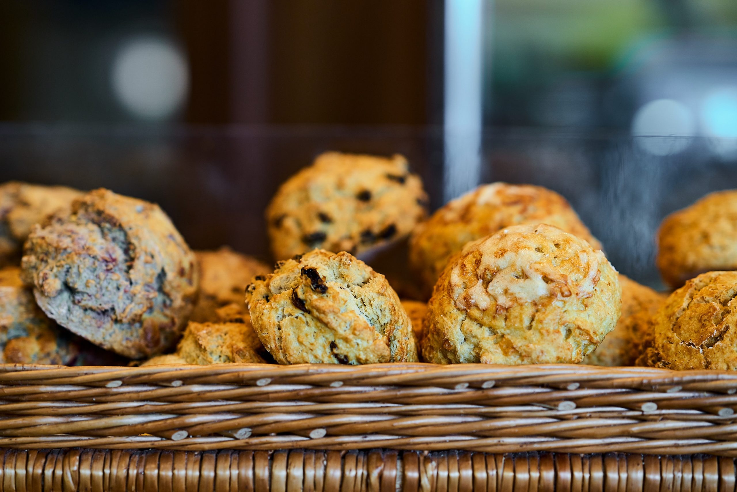 Fresh baked scones at Mustard Seed Perth